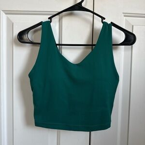 Dark Emerald Green Women's Crop Top